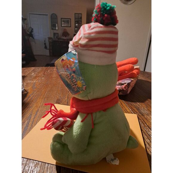 Vintage 2005/2006 Care Bears Good Luck Bear 13in Holiday Plush Candy Cane - Picture 7 of 10